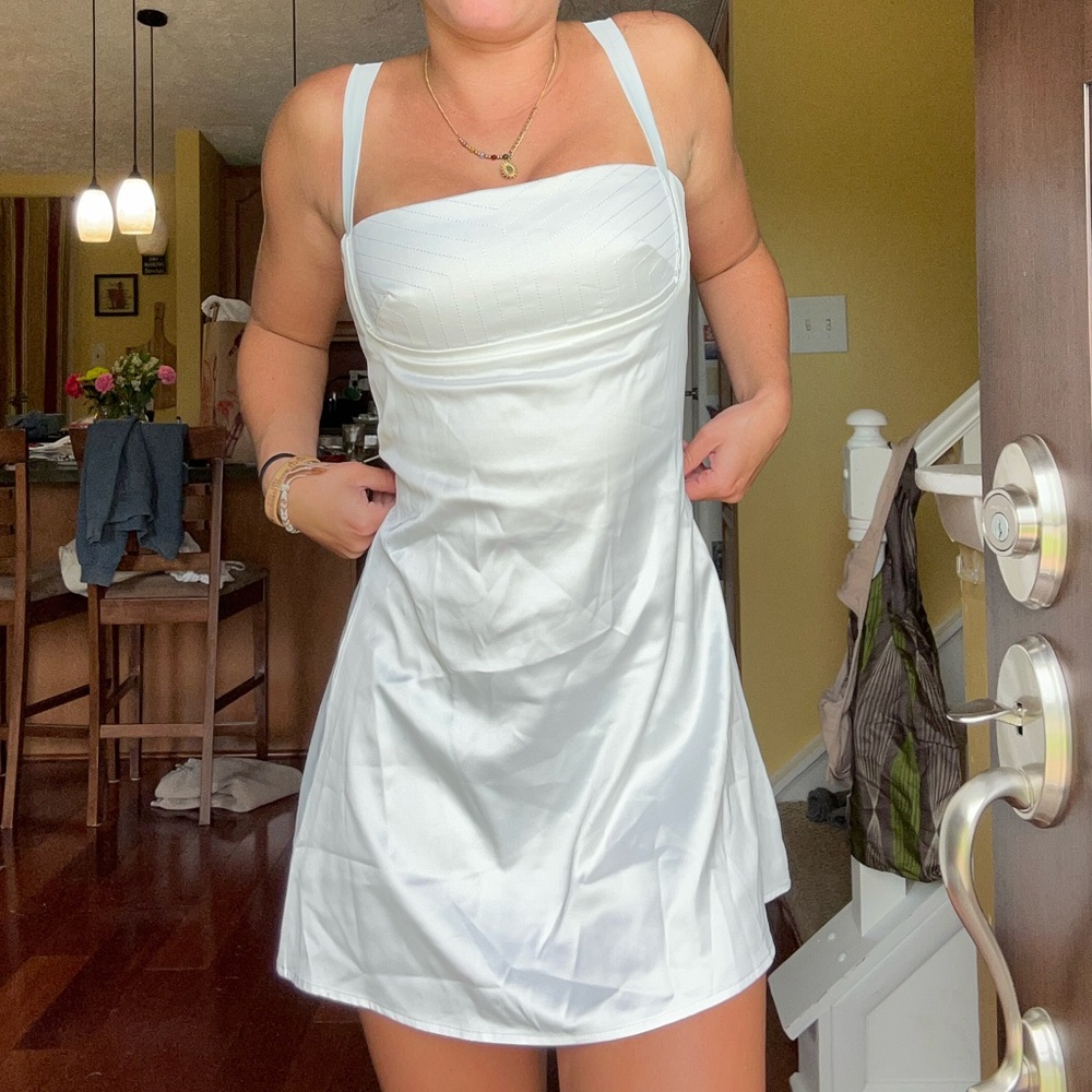 White Sthcute Minidress